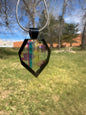 Blk boarder Dichro pendant