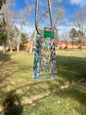 Dichroic glass stack pendant