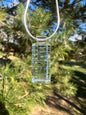 Stacked dichroic glass pendant