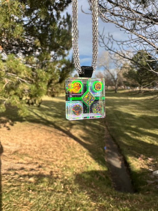 Dichroic glass/image stacker/multi opal